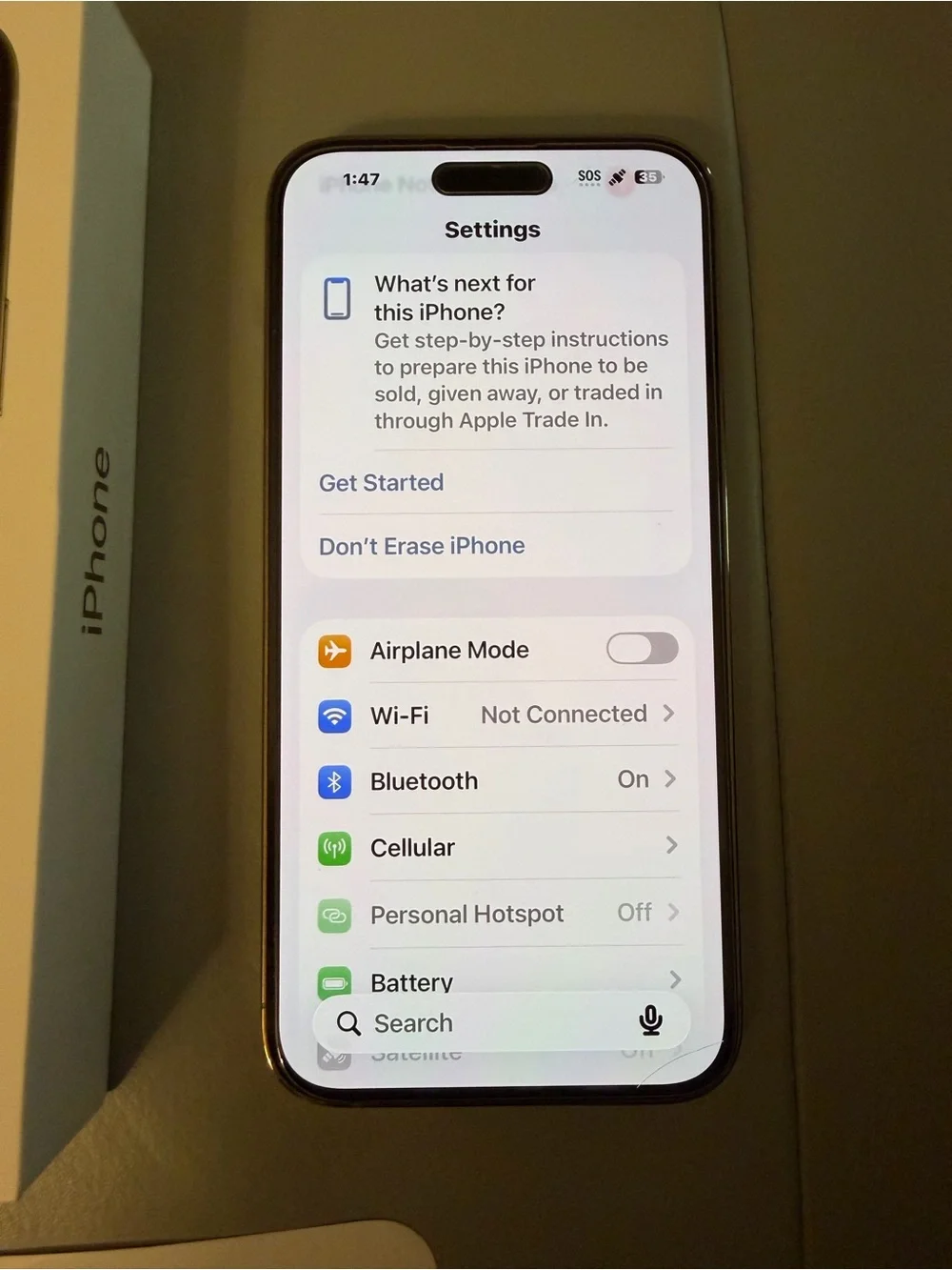Apple iPhone 14 Pro Max in Gold and Silver Accents